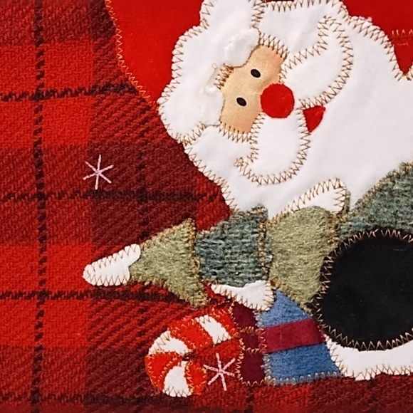 Santa & Snowman Christmas Stocking - Picture 3 of 11